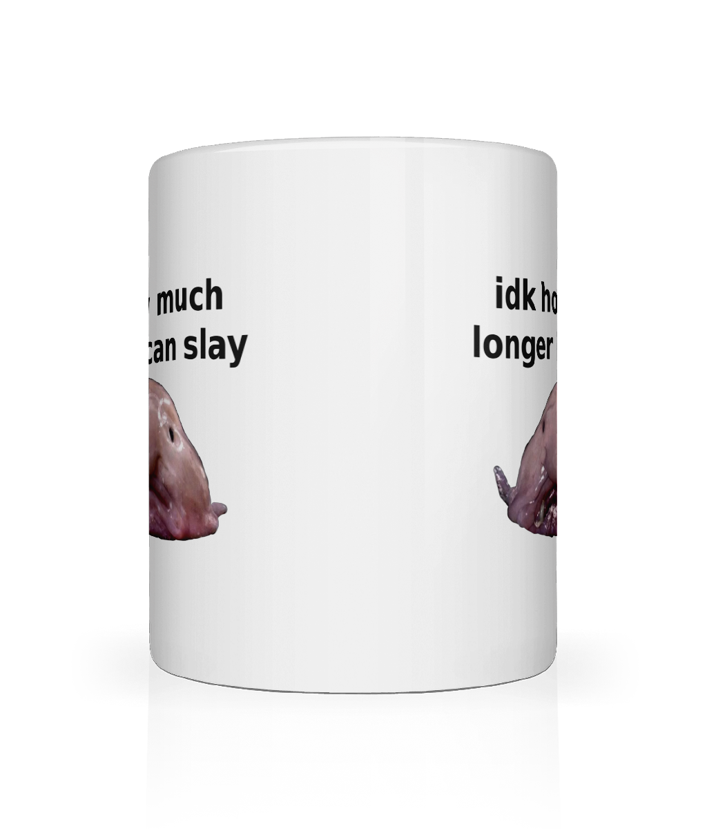 IDK Blobfish Graphic Mug