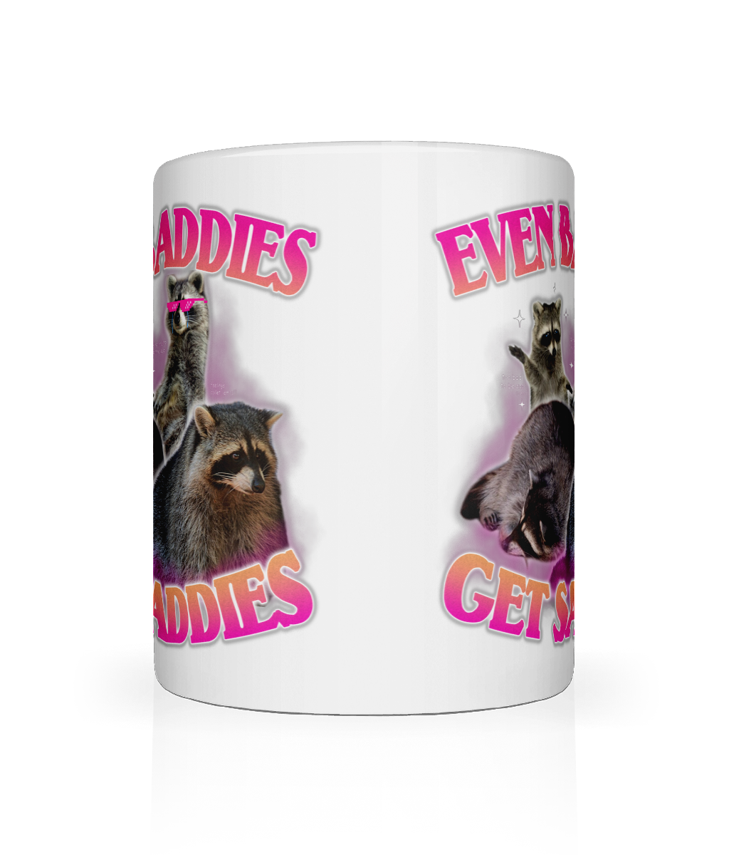 Even Baddies Get Saddies Graphic Mug