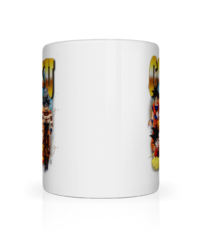 Goku Montage, Dragon Ball Z inspired Graphic Mug