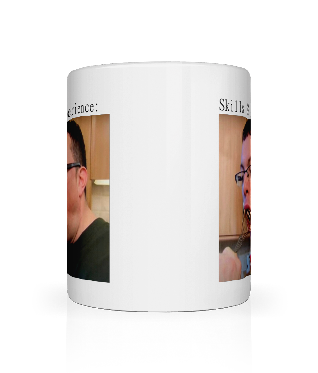 Skills and Experience Graphic Mug