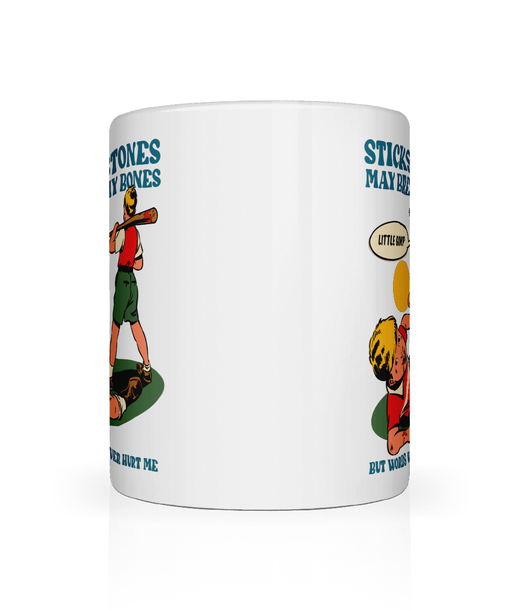 Sticks and Stones Graphic Mug