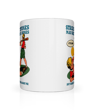 Sticks and Stones Graphic Mug