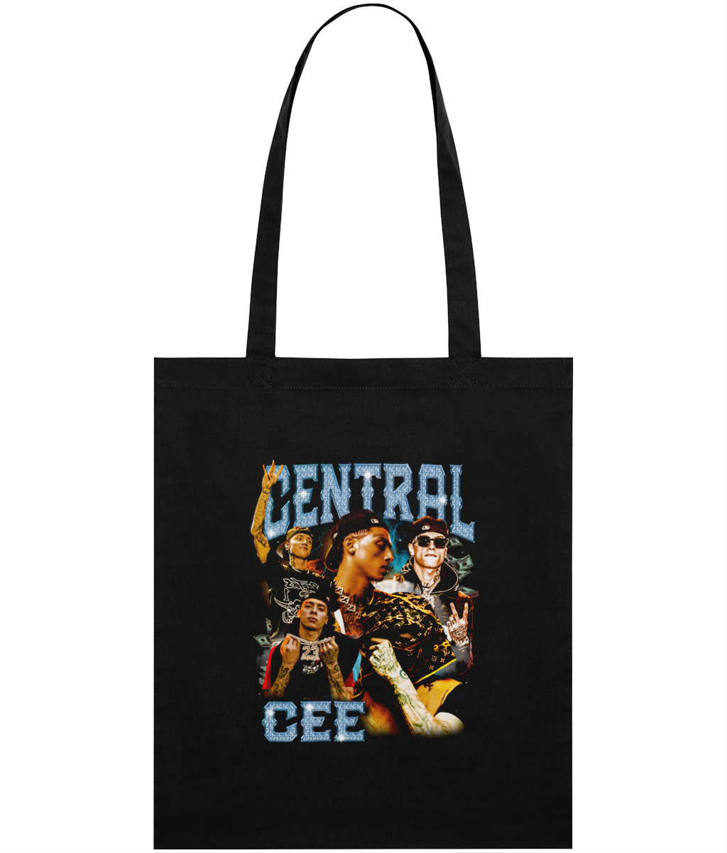 Misaligned B 90's Montage Tote Bag