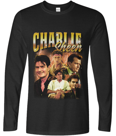 Celebrity Carlos 90's Montage Long Sleeve Tee