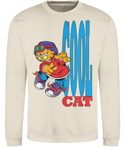 Cool Cat Graphic Sweatshirt