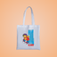 Cool Cat Graphic Tote Bag