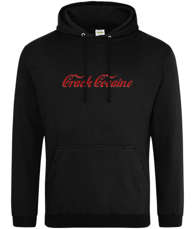 Crack Text Hoodie