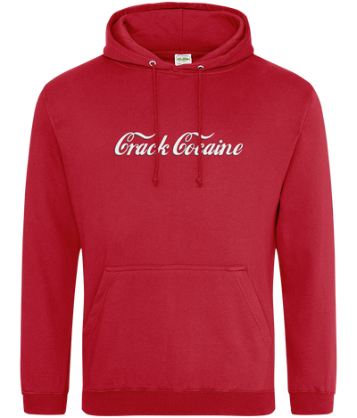 Crack Text Hoodie