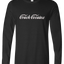 Crack Long Sleeve Text Tee