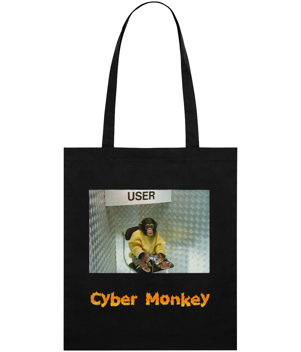 Cyber Monkey Graphic Tote Bag