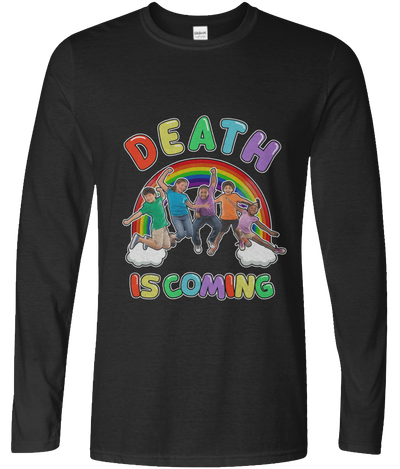Death Is Coming Long Sleeve Graphic Tee