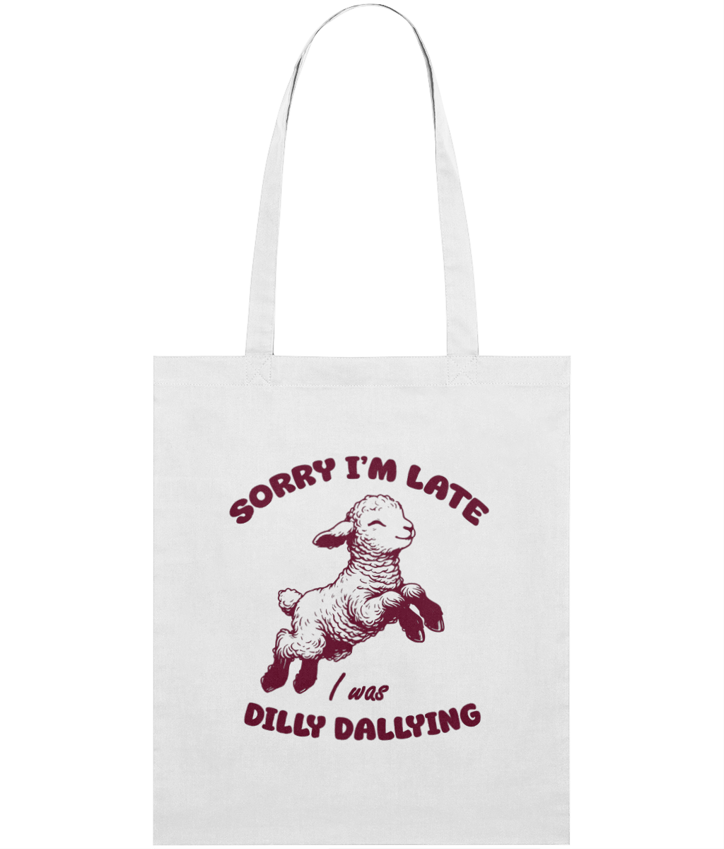 I Was Dilly Dallying Graphic Tote Bag