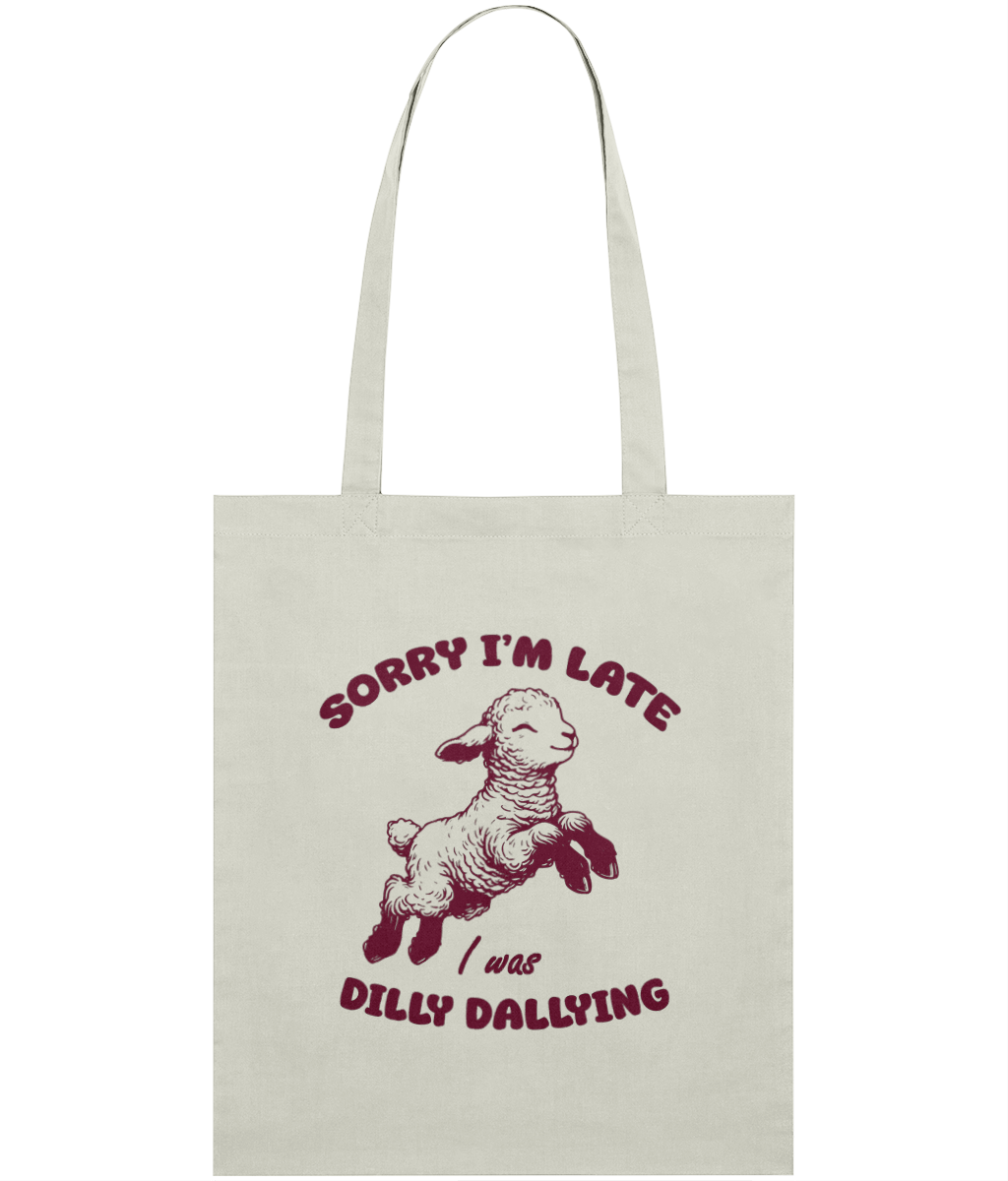 I Was Dilly Dallying Graphic Tote Bag