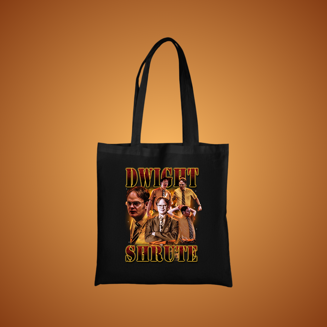 Office Worker 90's Montage Tote Bag (Orange)