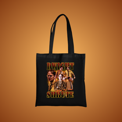 Office Worker 90's Montage Tote Bag (Orange)
