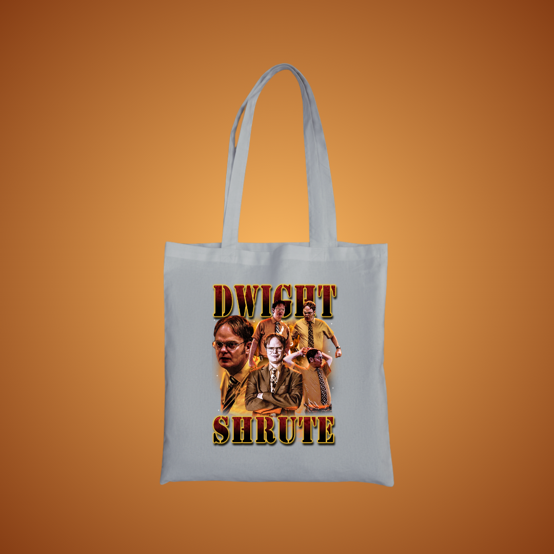 Office Worker 90's Montage Tote Bag (Orange)