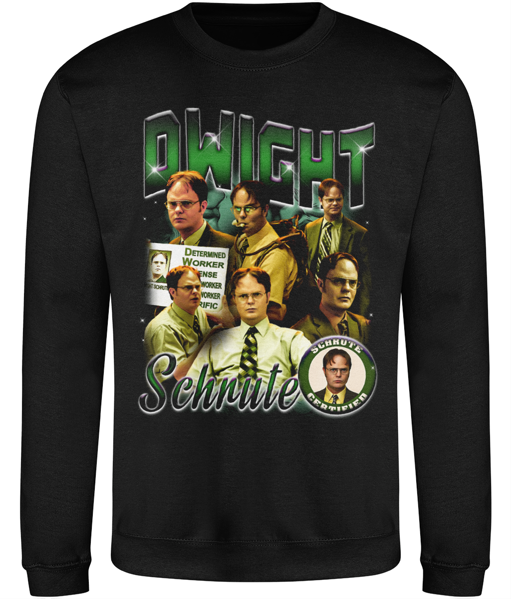 Office Worker 90's Montage Sweatshirt (Green)