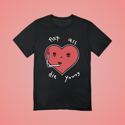 Eat Ass Die Young Graphic Tee