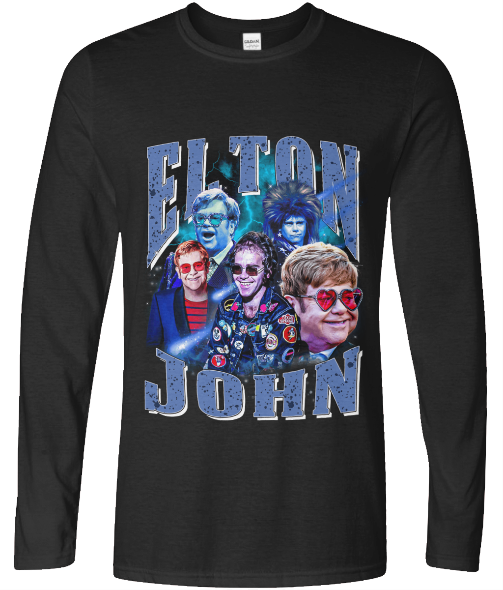 Rocket Man 90's Montage Long Sleeve Tee