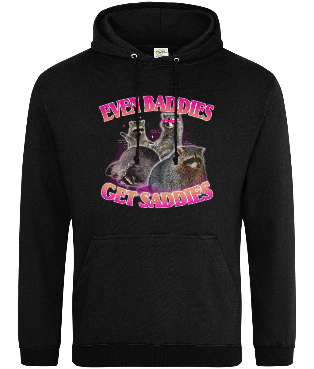 Even Baddies Get Saddies Graphic Hoodie