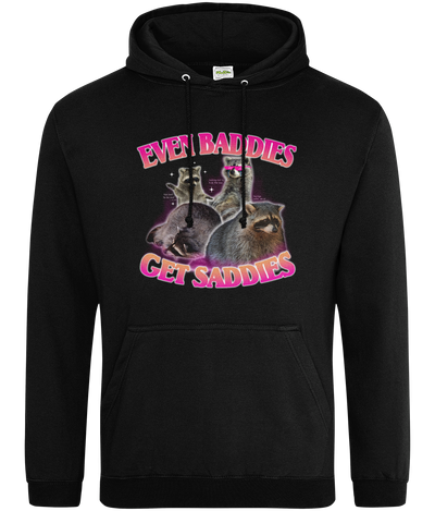 Even Baddies Get Saddies Graphic Hoodie
