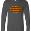 Explosive Diarrhea Long Sleeve Text Tee