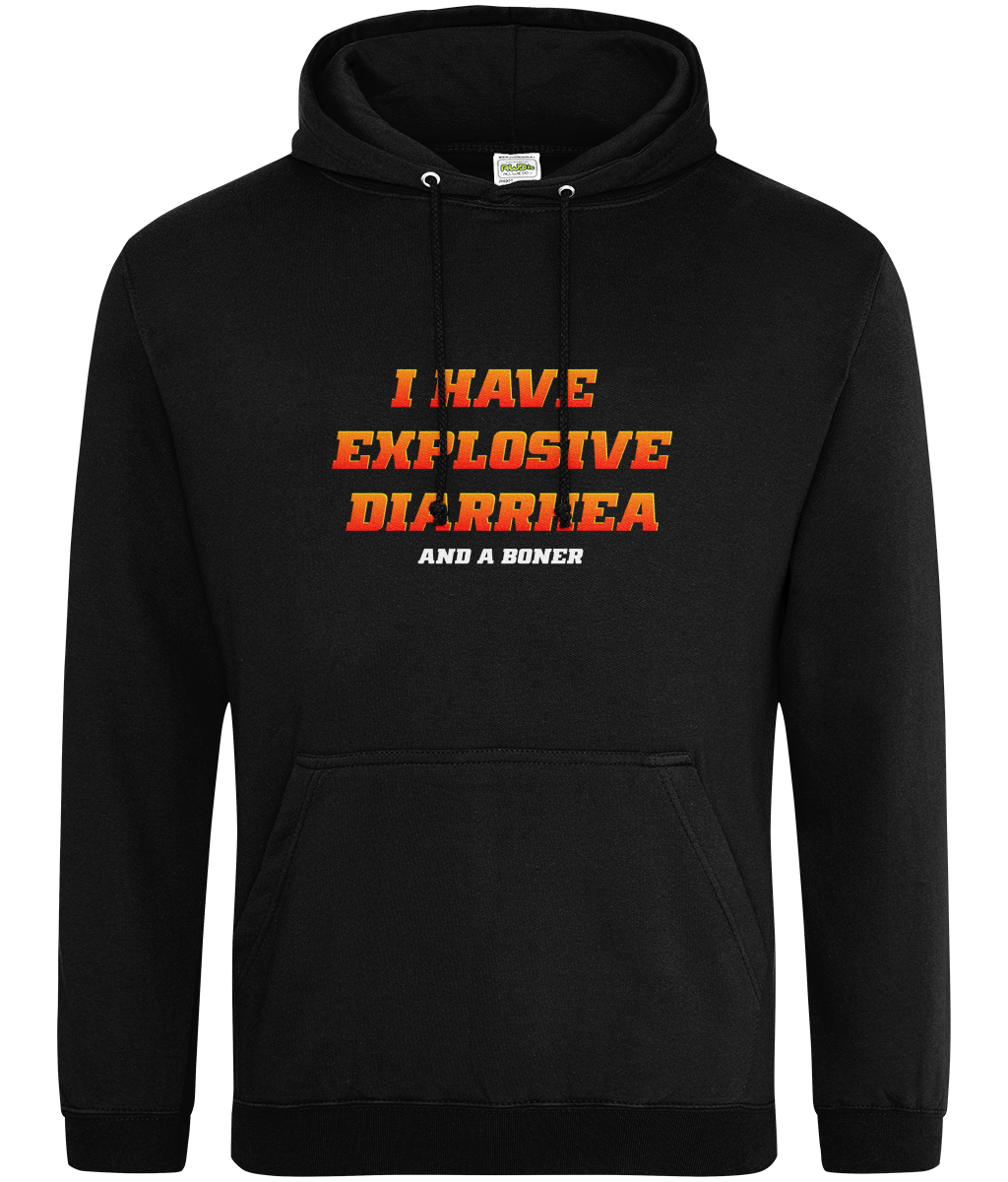 Explosive Diarrhea Text Hoodie