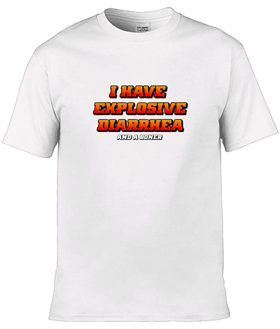 Explosive Diarrhea Text Tee