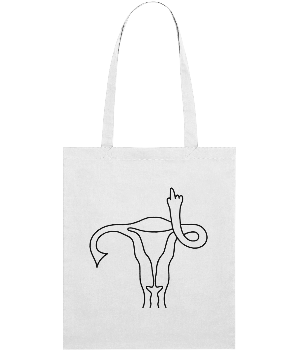 F*** You, Uterus Graphic Tote Bag