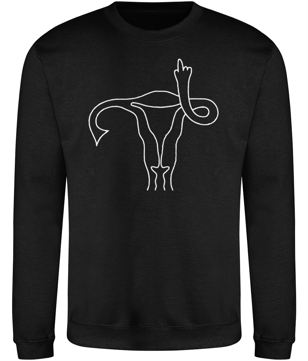 F*** You, Uterus Graphic Sweatshirt