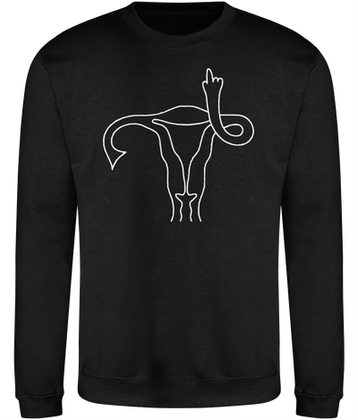 F*** You, Uterus Graphic Sweatshirt