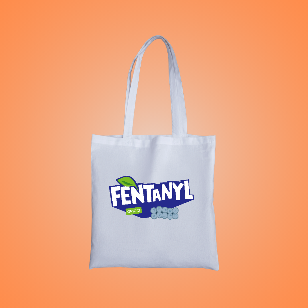 Fentanyl Graphic Tote Bag