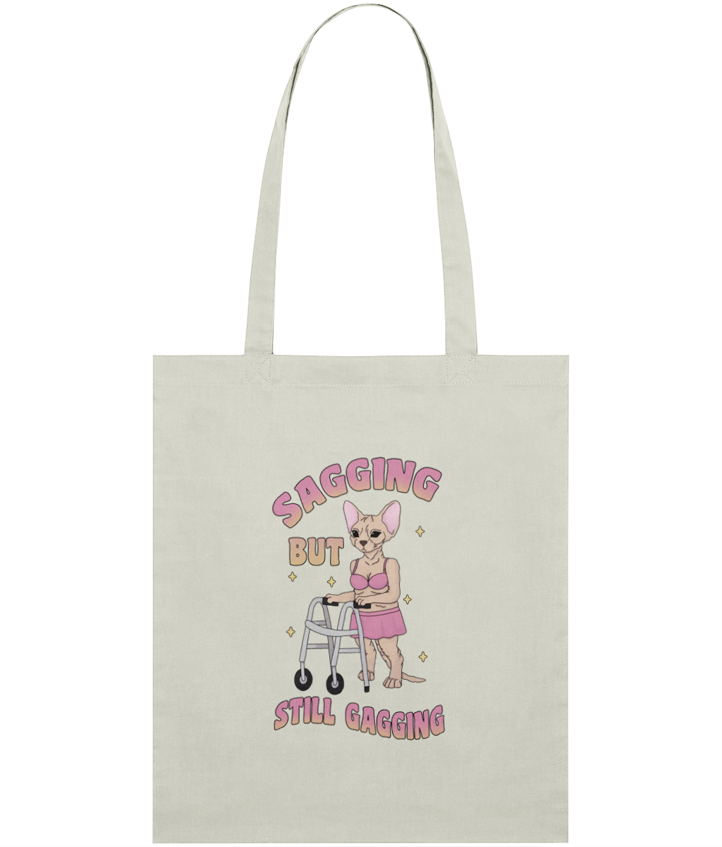 Sagging But Still Gagging Graphic Tote Bag