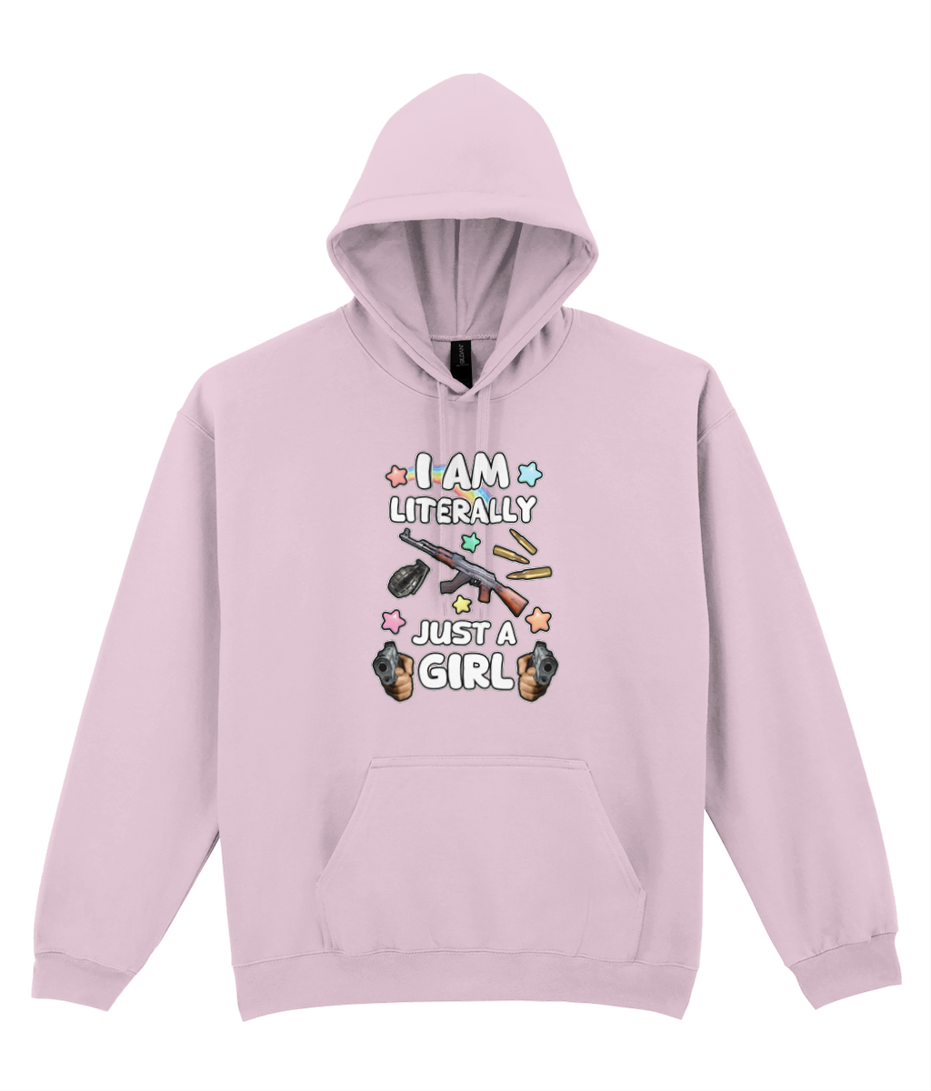 Literally Just A Girl Graphic Hoodie