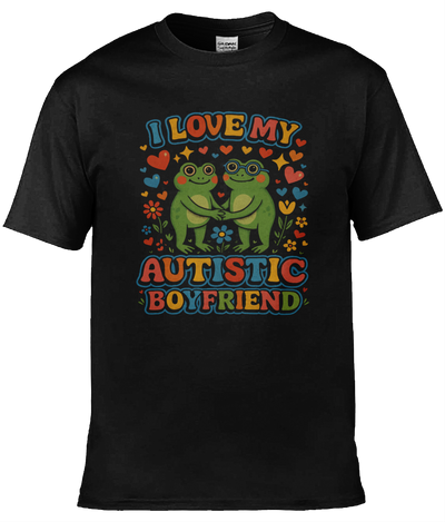I Love My Autistic Boyfriend Graphic Tee