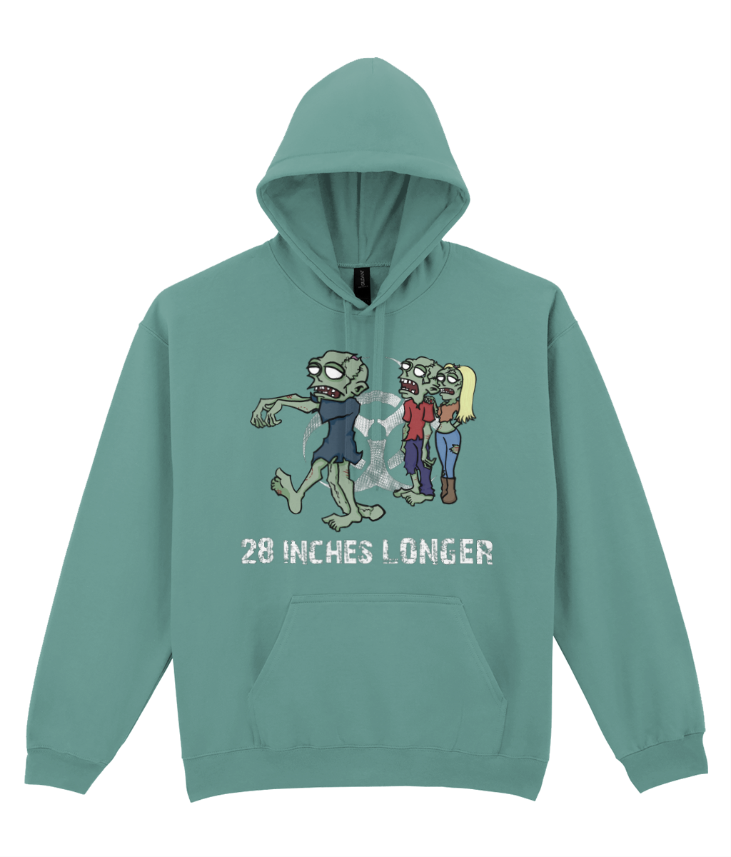 28 Inches Longer Graphic Hoodie