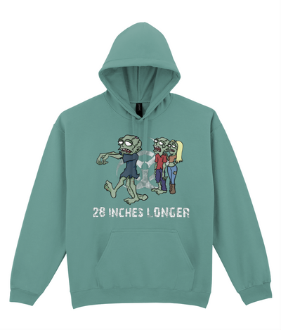 28 Inches Longer Graphic Hoodie