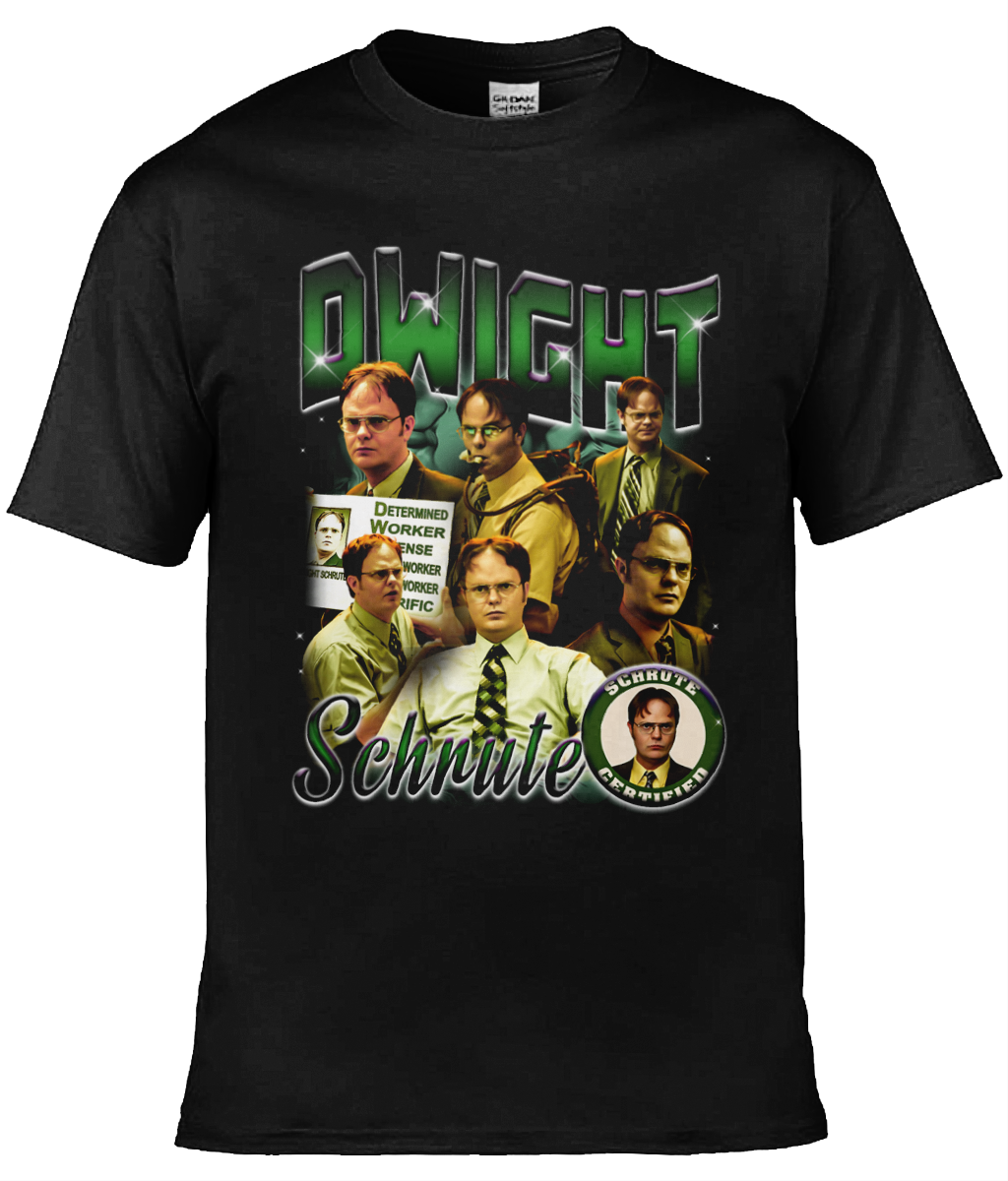 Office Worker 90's Montage Tee (Green)