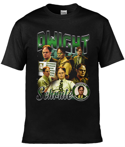 Office Worker 90's Montage Tee (Green)