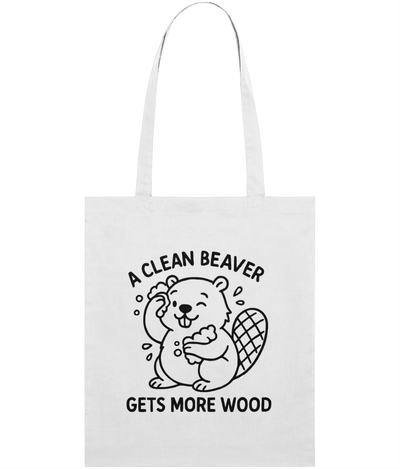 A Clean Beaver Graphic Tote Bag