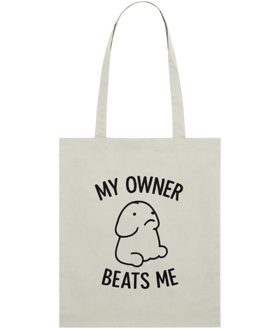 My Owner Beats Me Graphic Tote Bag