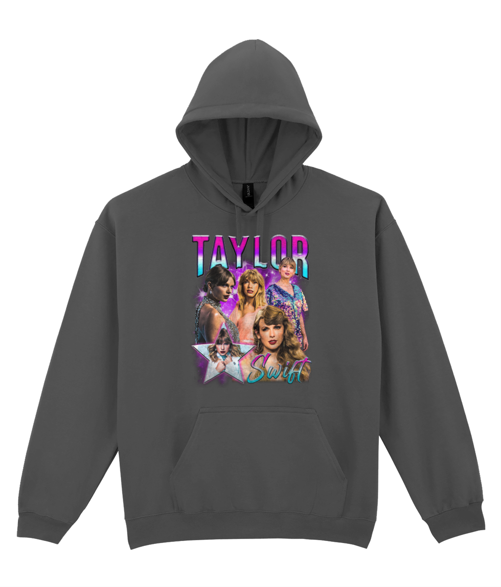 She used to be a Country Singer 90's Montage Hoodie