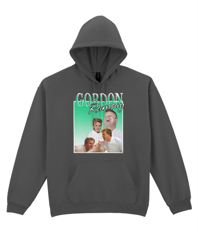 Shouty Food Man 90's Montage Hoodie