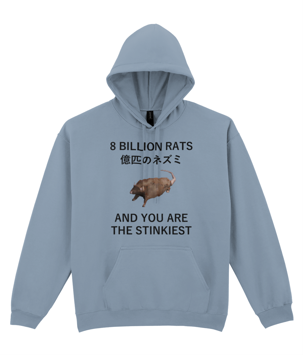 8 Billion Rats Graphic Hoodie