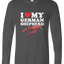 I Love My German Shepherd Long Sleeve Graphic Tee