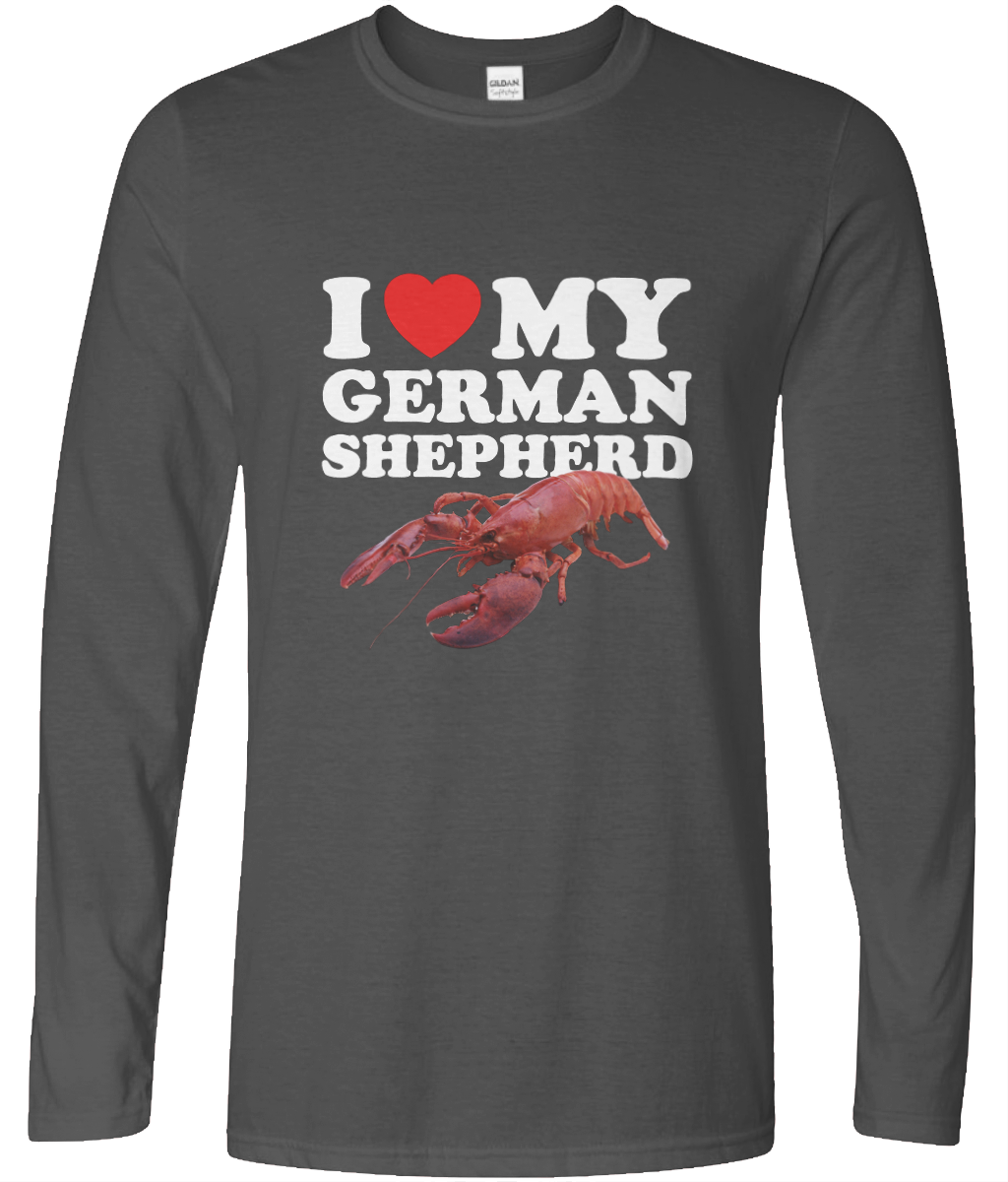 I Love My German Shepherd Long Sleeve Graphic Tee
