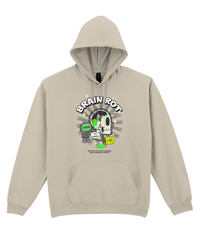 Brain Rot Graphic Hoodie