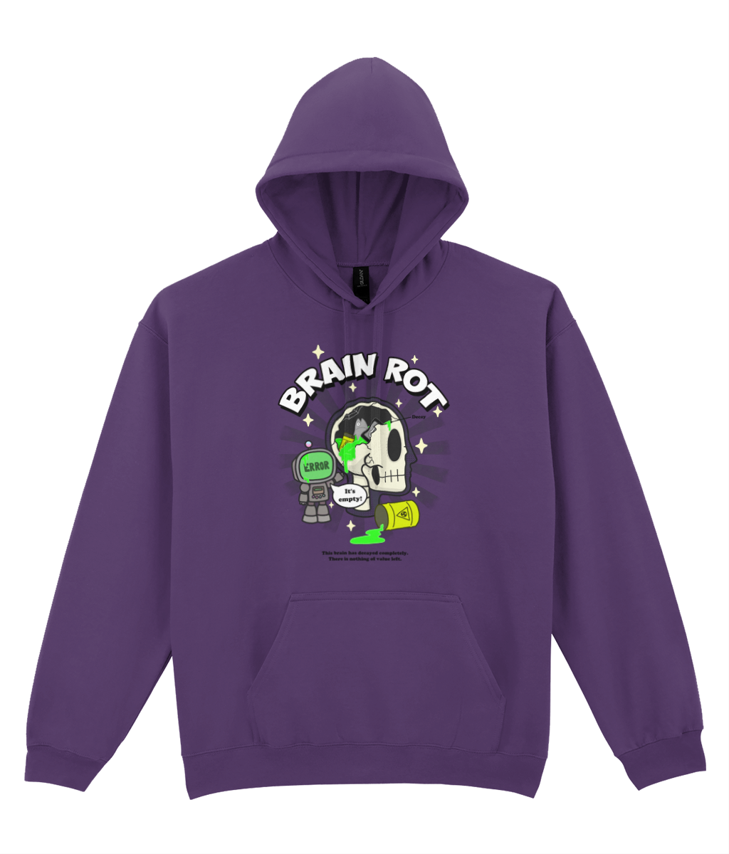 Brain Rot Graphic Hoodie
