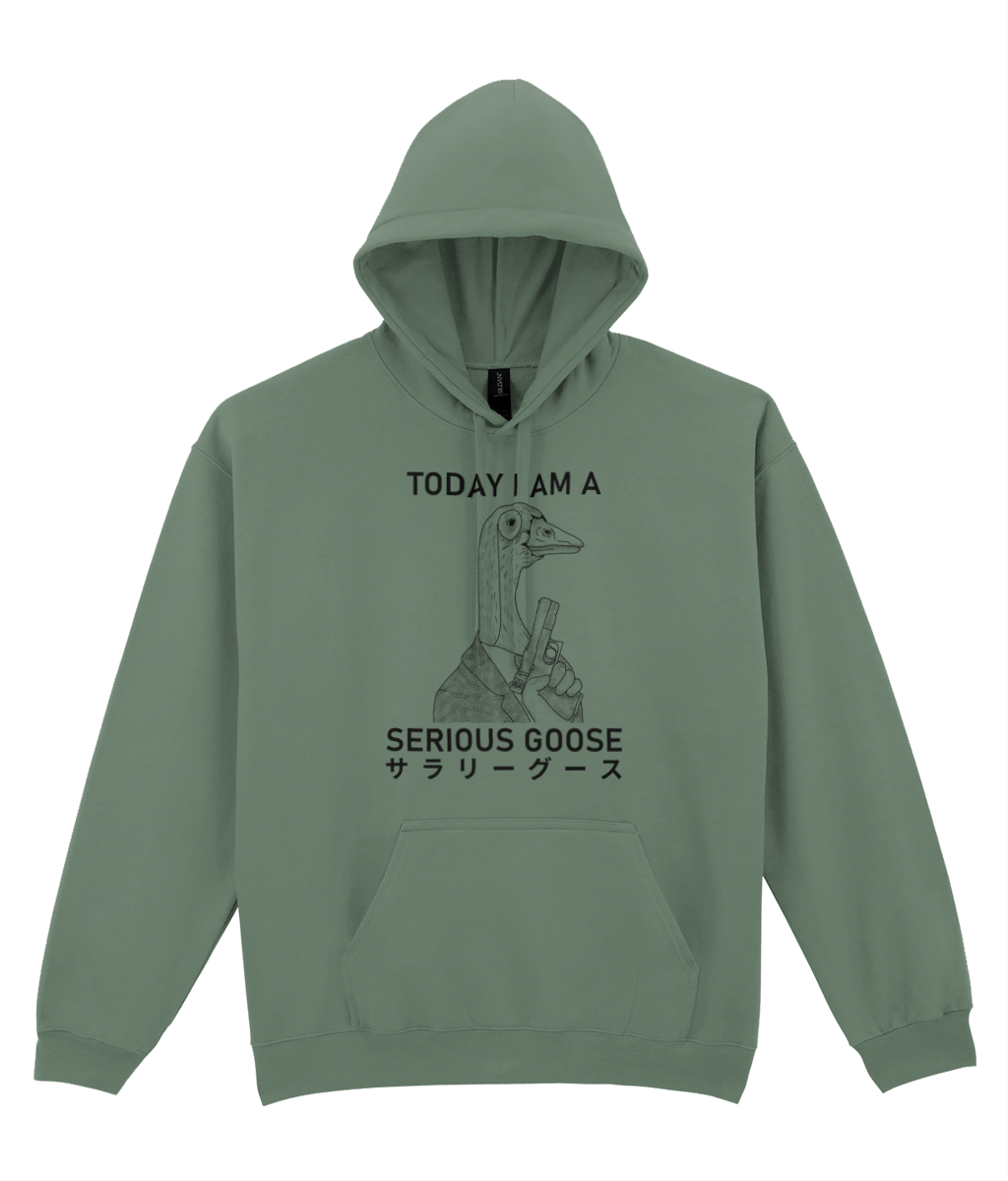 Serious Goose Graphic Hoodie