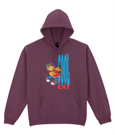 Cool Cat Graphic Hoodie